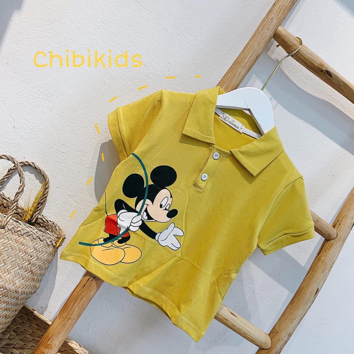 Áo Polo Mickey 3 Màu Size 13kg - 25kg