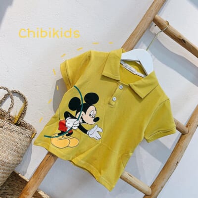 Áo Polo Mickey 3 Màu Size 13kg - 25kg