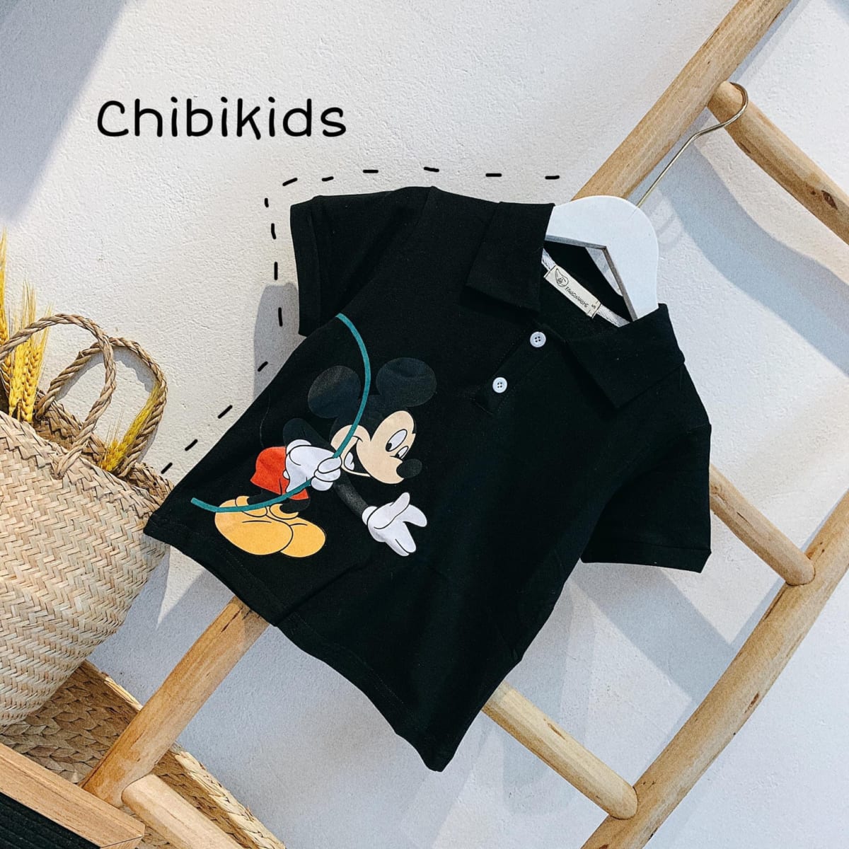 Áo Polo Mickey 3 Màu Size 13kg - 25kg